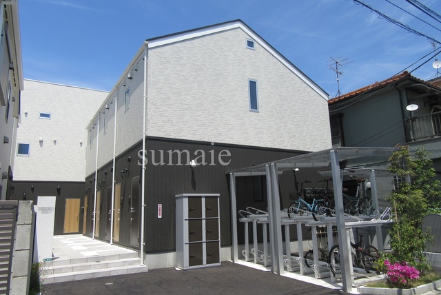 建物外観　ツートーンカラーの外観です♪