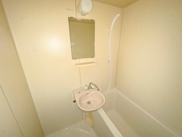 洗面設備　洗面台はバスルーム内です。