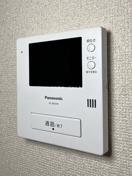 セキュリティ　安心の設備：インターフォンです。