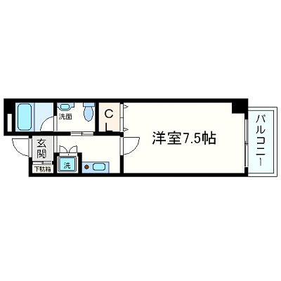 フィオレ立売堀の間取り写真