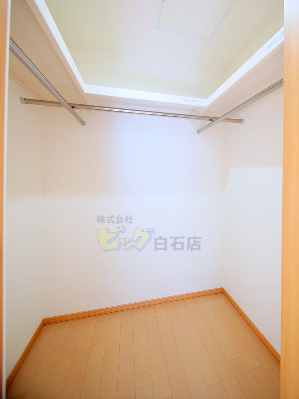 収納　広々ウォークインクローゼット完備しています♪