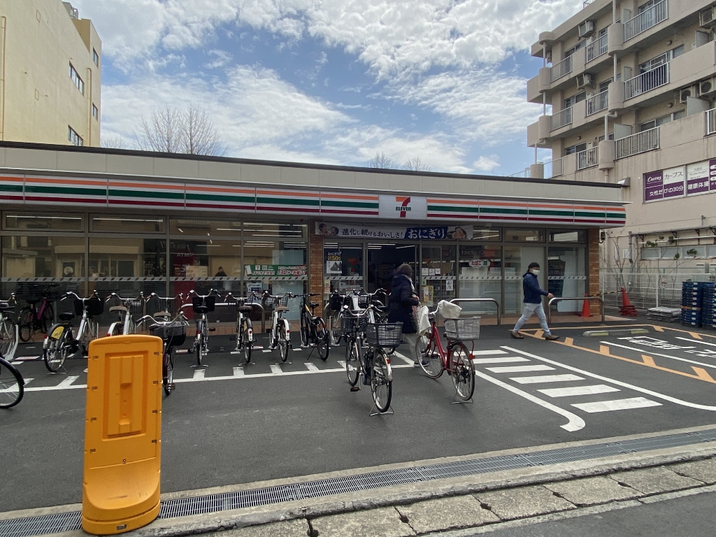 コンビニ　セブンイレブン 川崎元住吉店（コンビニ）まで122m