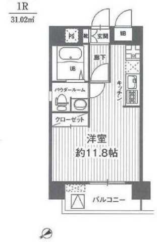 HF浅草橋レジデンスの間取り写真
