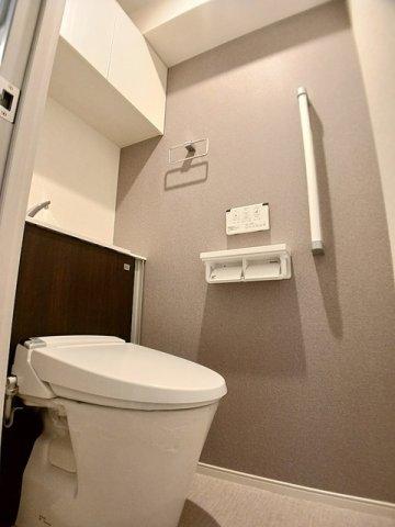 トイレ　ゆったりとした空間のトイレです