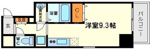 ウィスタリア新北野の間取り写真