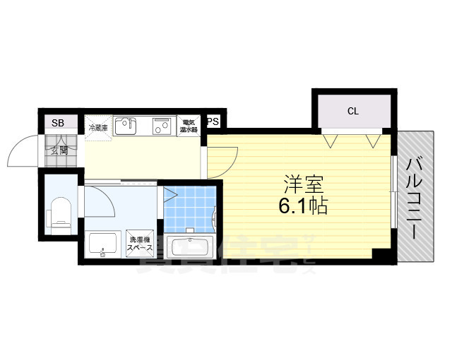 みおつくし岸里2の間取り写真