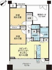 ライオンズ相模大野ステーションエアリスタの間取り写真