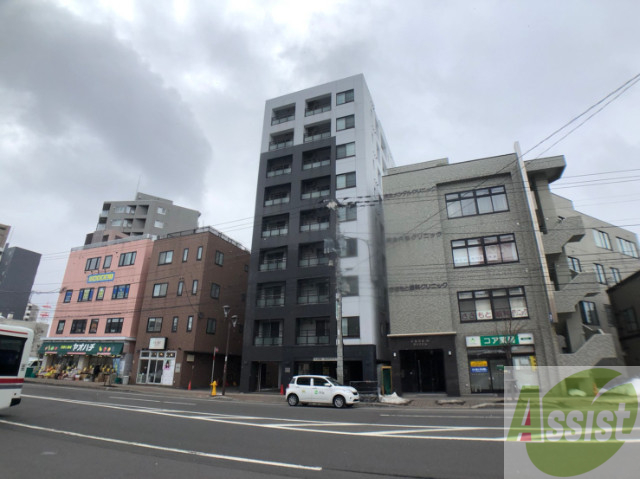 建物外観　札幌市北区北三十九条「クラッセ麻生ステーション」