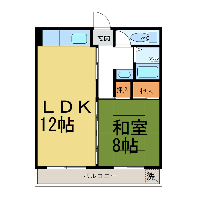 メゾン朝日の間取り写真