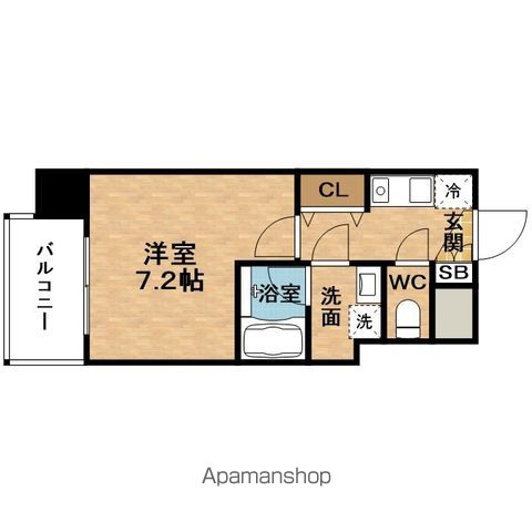 阪急宝塚線 中津駅 徒歩6分 12階建 築5年の間取り写真