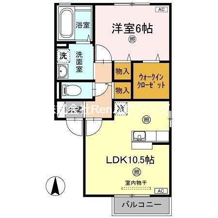 コーポKの間取り写真