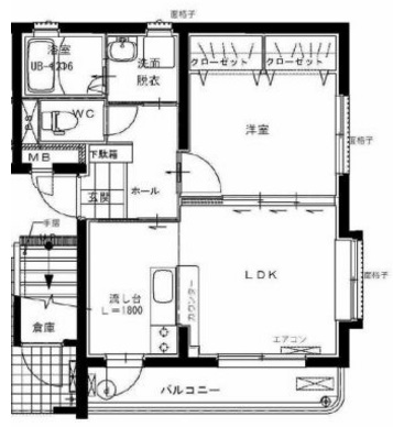 ＪＲ日豊本線 宮崎駅 バス乗車時間：20分 最寄りバス停で下車 徒歩1分 3階建 築15年の間取り写真