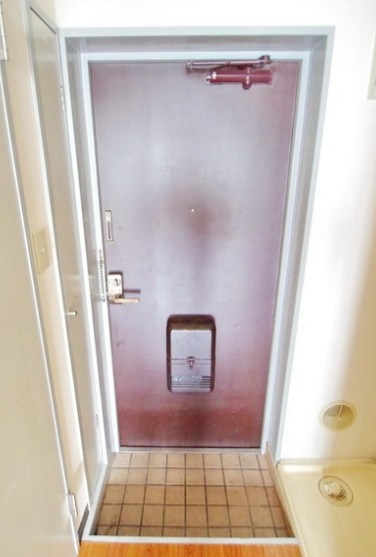 クレールマンションの玄関写真
