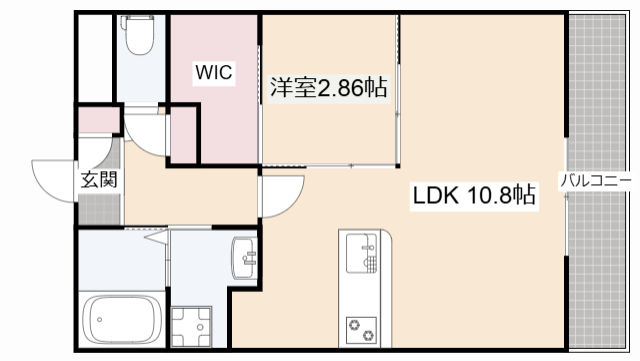 阪急京都線 高槻市駅 徒歩9分 3階建 築8年の間取り写真
