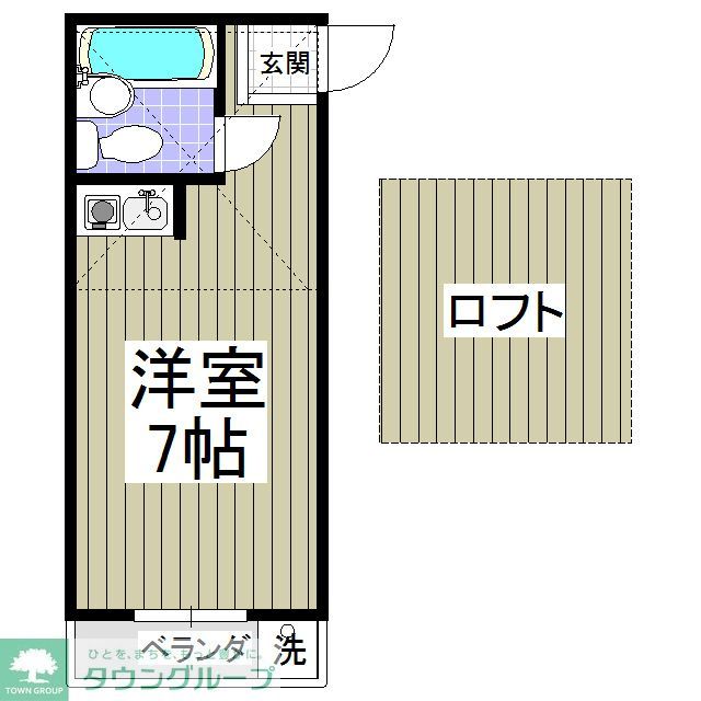 ペンション竹ノ塚の間取り写真