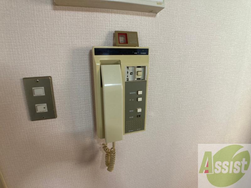 セキュリティ　インターホンは通話ができるので急な訪問があっても安心です。