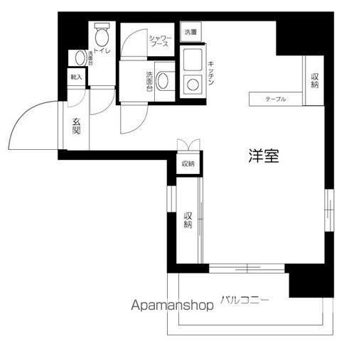 東京メトロ丸ノ内線 新宿御苑前駅 徒歩4分 15階建 築29年の間取り写真