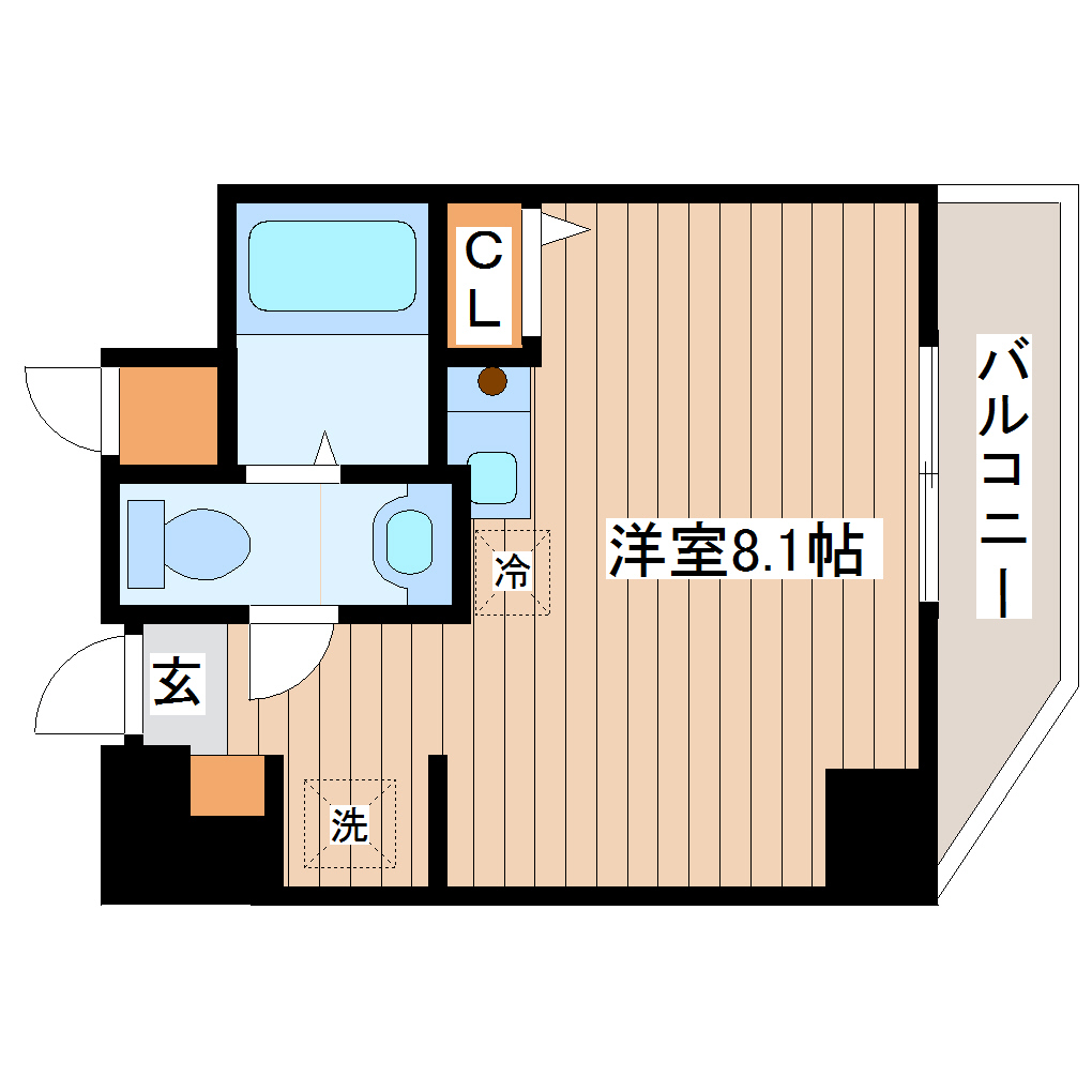 アルファネクスト大和町の間取り写真