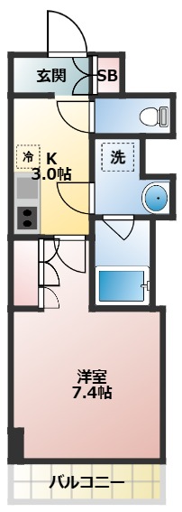 プライマル船橋の間取り写真