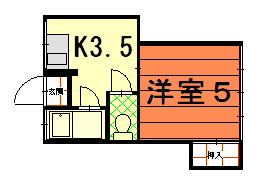 桜荘の間取り