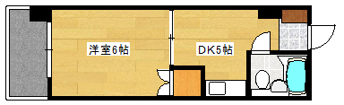 広島市西区打越町のマンションの間取り