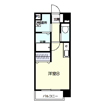 フロントハウス阿賀南IIの間取り