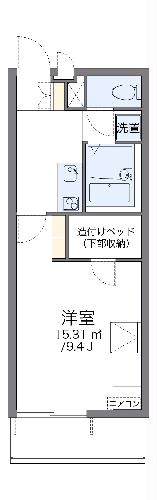 レオパレスアクアグレイス西尾久の間取り