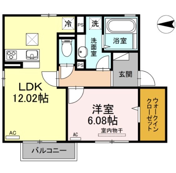 ユーコパン下郡の間取り