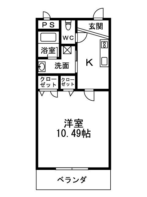 グリーン　フォーリストの間取り