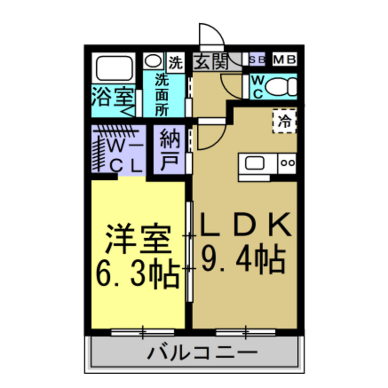 A・City常滑原松の間取り