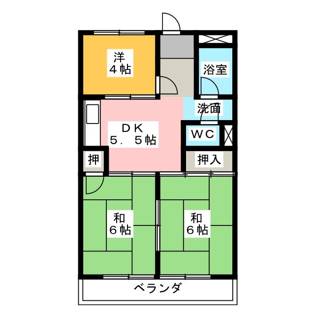 大栄マンションの間取り