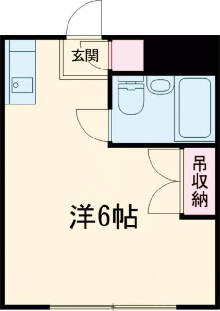 江戸川区北葛西のアパートの間取り