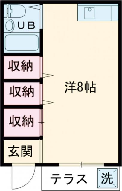 ベルメゾン岸町の間取り