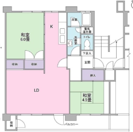 芝白金団地3号棟の間取り