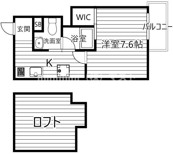 ジュブリーユ京橋の間取り