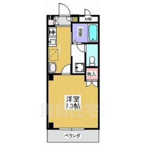 名古屋市昭和区川名本町のマンションの間取り