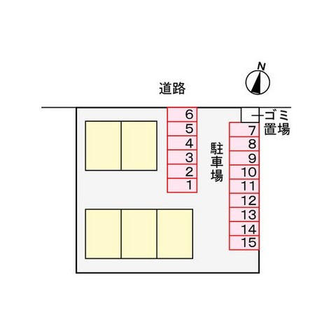 【マニクールＮの駐車場】