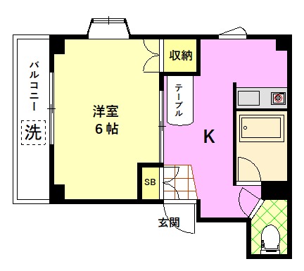 ハーバー小豆沢の間取り