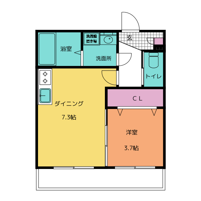 ウィステリアの間取り