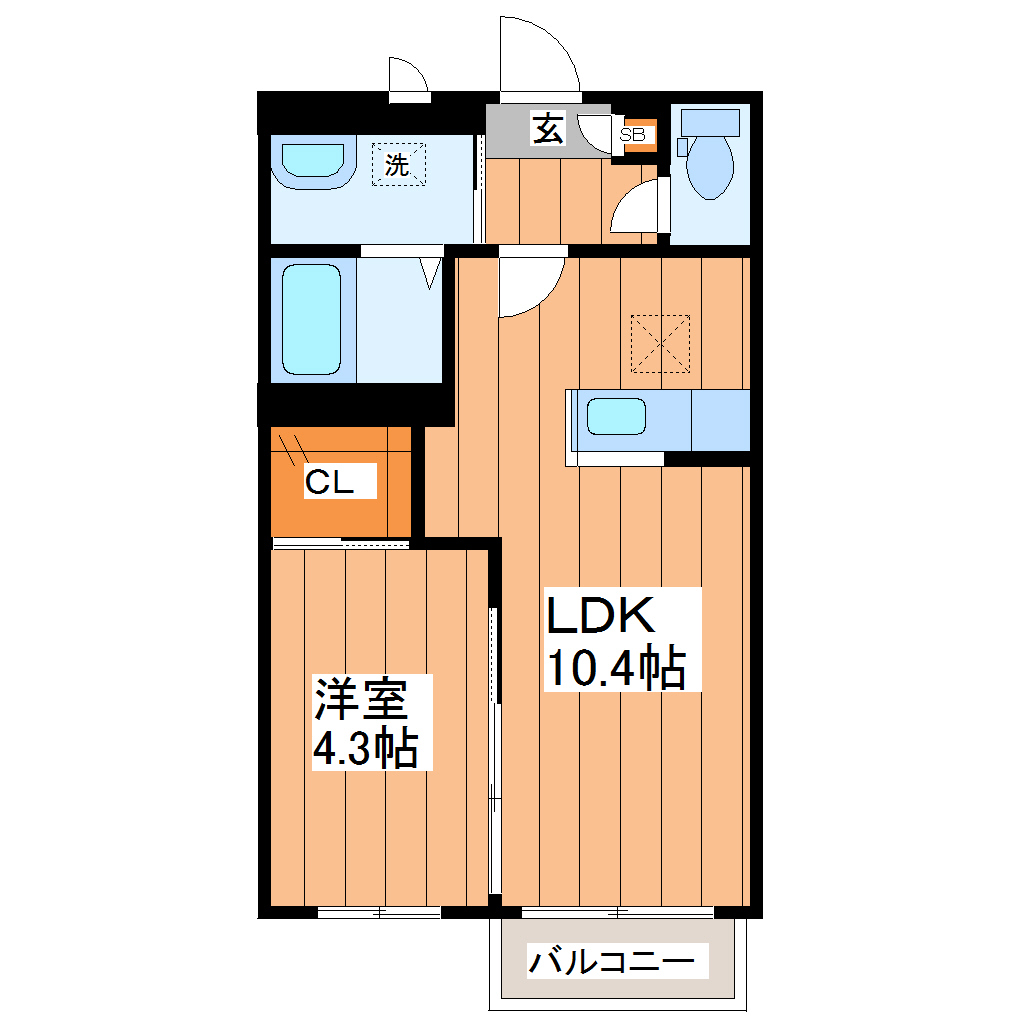 ハンズ・スクエアIの間取り