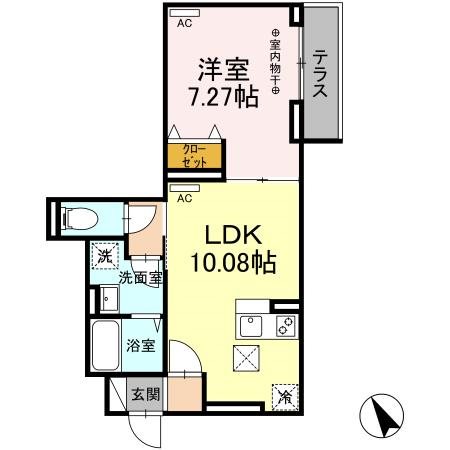 アヴァンス西調布の間取り