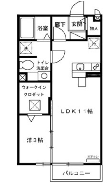 モナリエ平和台 Iの間取り