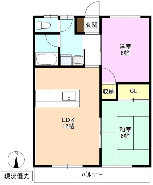 ハーベスト殿城の間取り