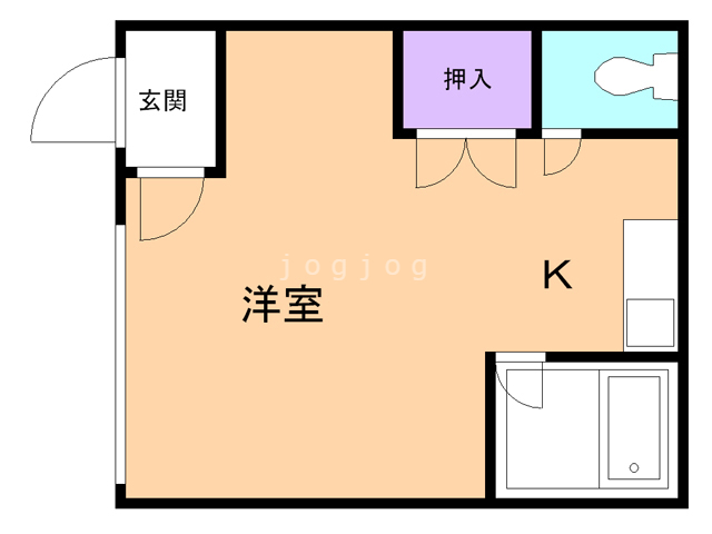 アタックハイツ（旧淡路ハイツ）の間取り