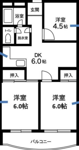 マロンパレスの間取り