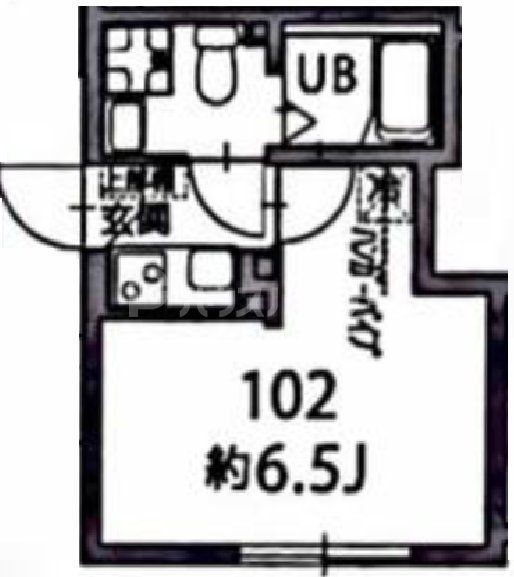 足立区西新井のアパートの間取り