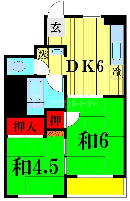 秋谷ビルの間取り