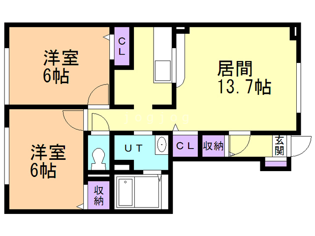 グラースメゾンの間取り