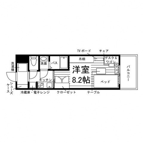 モン・ヴィラージュ大川２の間取り