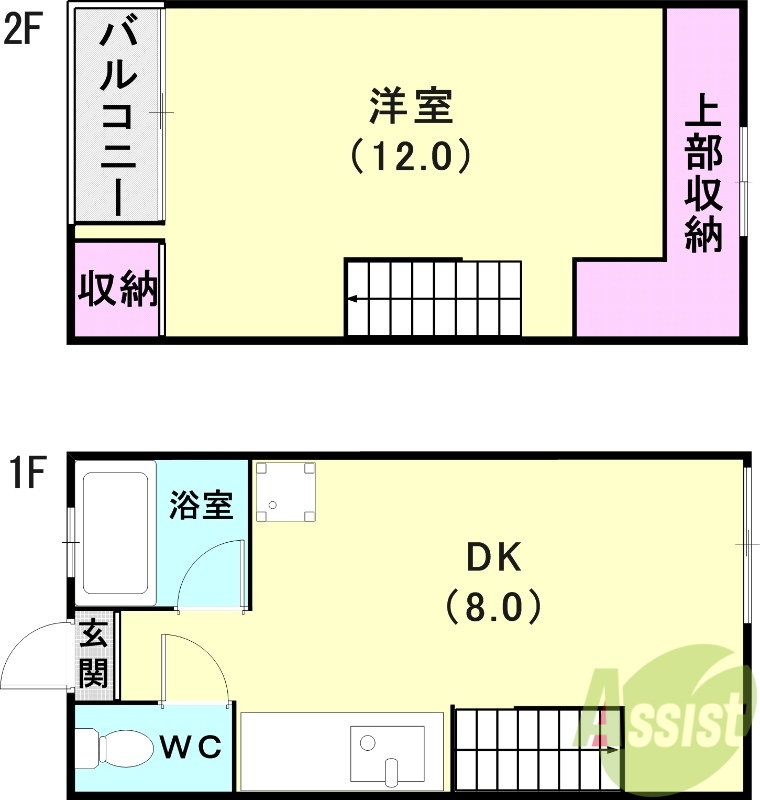 菊池アパートの間取り